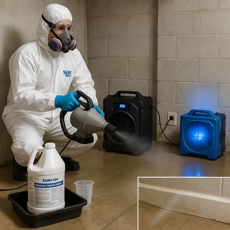 Sanitization and Odor Removal process in Collin County, TX